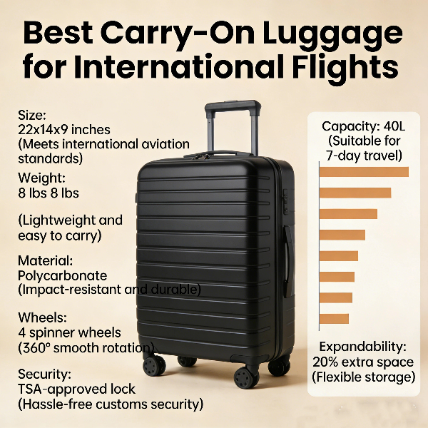 best carry-on luggage for international flights