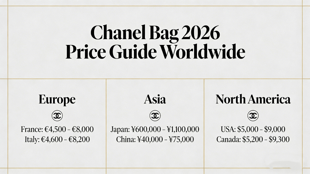 how much is a chanel bag 2026 price guide worldwide
