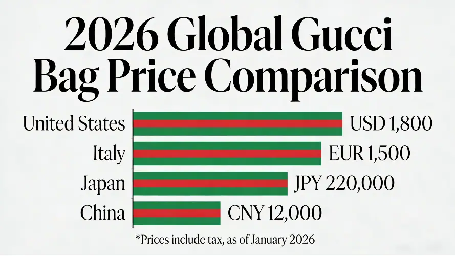 how much is a gucci bag 2026 global price comparison
