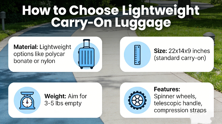 how to choose lightweight carry-on luggage