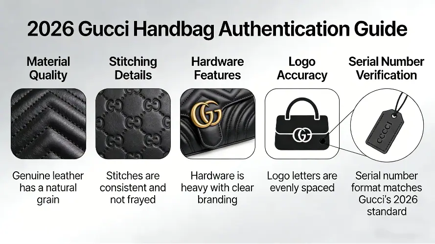how to tell a real gucci handbag authentication guide 2026