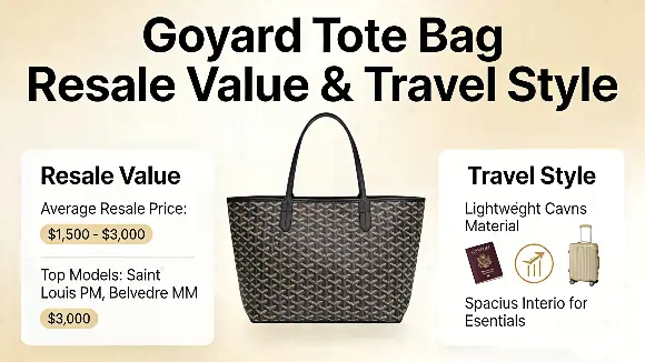 Goyard Tote Bag Resale Value & Travel Style