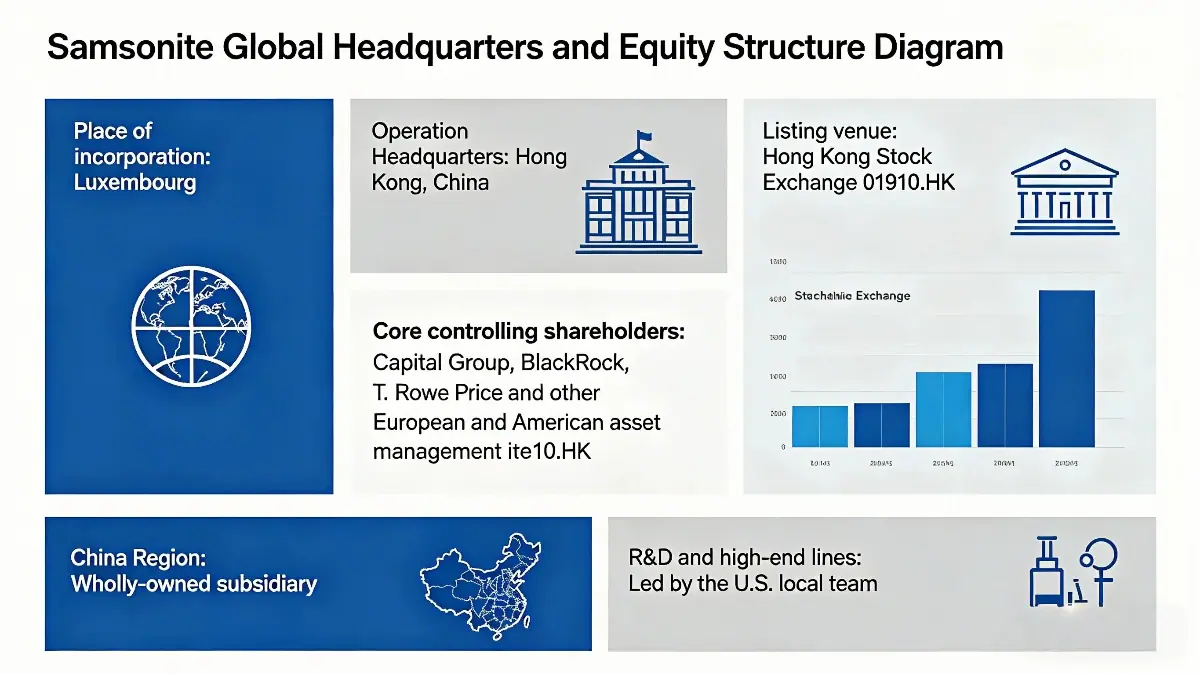 Is Samsonite a Chinese Company？Samsonite Ownership and Global Headquarters Structure.
