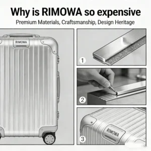 Why is RIMOWA so expensive premium luxury luggage showcase