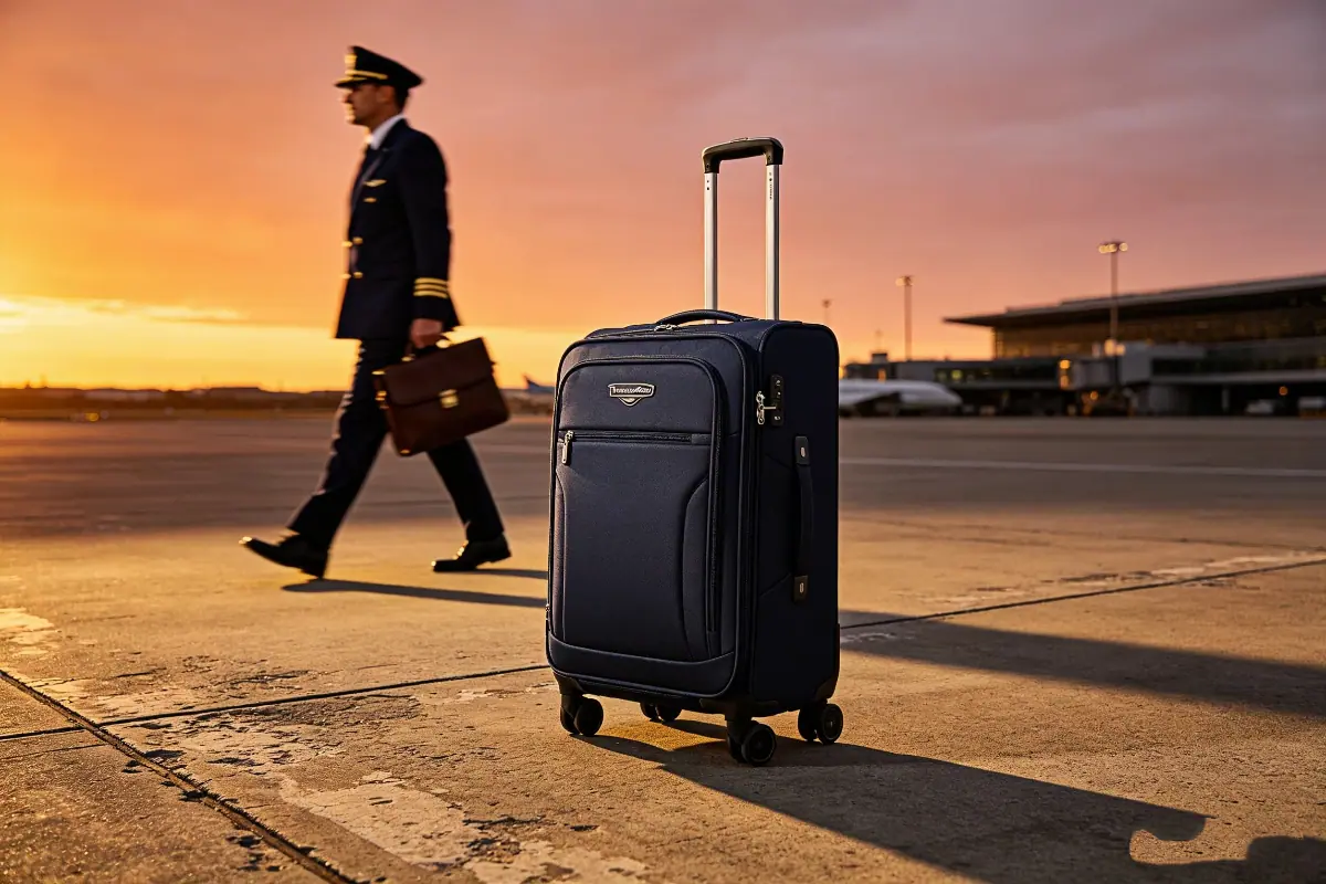 The original Travelpro Rollaboard luggage invented by Bob Plath