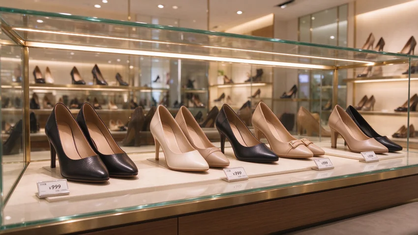 百思图女鞋专柜正品