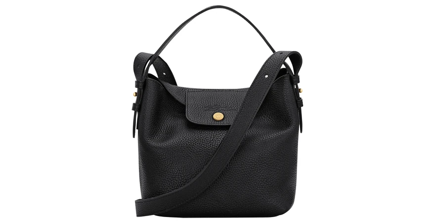 Longchamp Le Cadence S 水桶包 全粒面无内衬磁扣桶包 23 厘米高