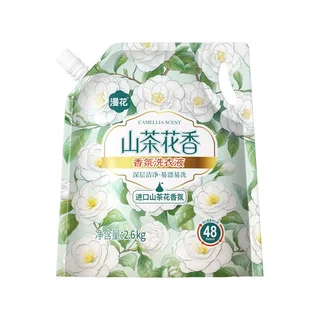 漫花洗衣液6kg 衣物清洁持久留香