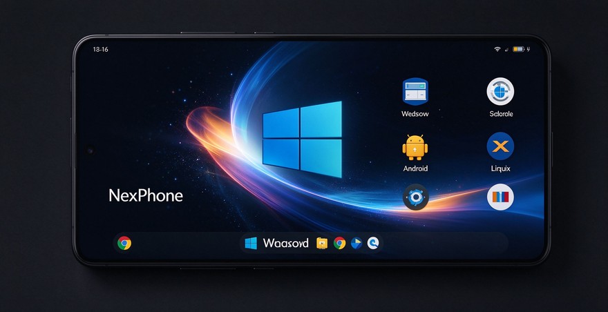 NexPhone三系统手机值得期待吗？Win11能跑吗