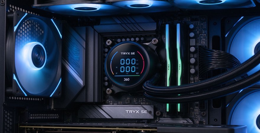 TRYX展域SE 360 V2怎么样？曲面水冷价格和风扇颜色问题对比展域360